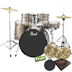 Pearl Roadshow RS525SB/C 5-Piece Drum Set + Cymbals Pearl BRD 1